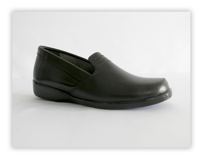 Zapato Mocasín en Cuero Negro