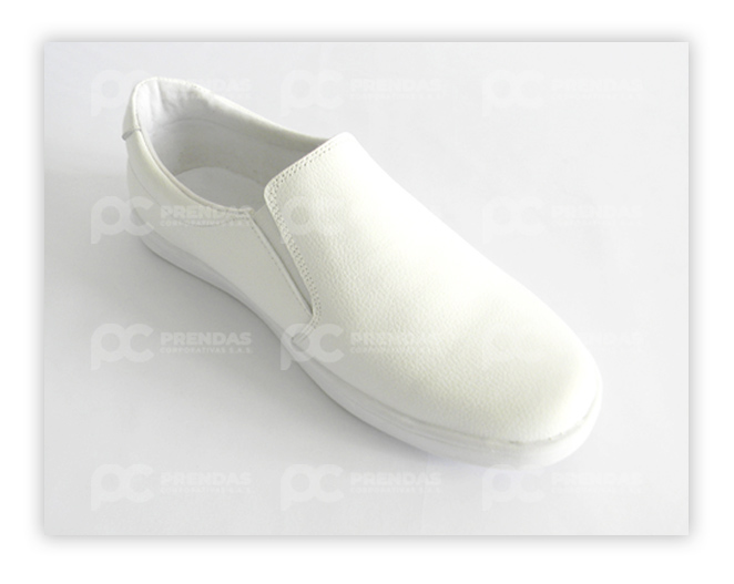 Zapato Pisahuevo en Cuero Blanco